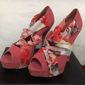 Floral heels
